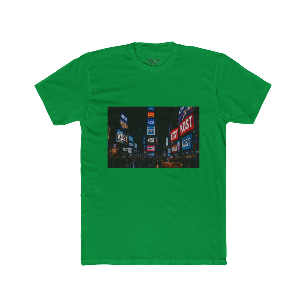 Neon City Lights T‑Shirt — Nighttime Urban Photo Tee