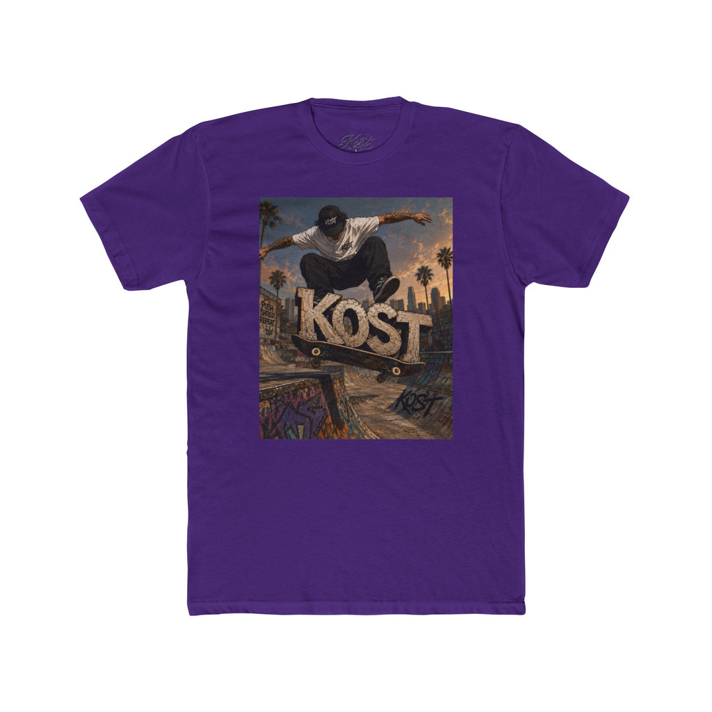 Skater KOST Graphic Tee — Urban Skateboard Crew Shirt