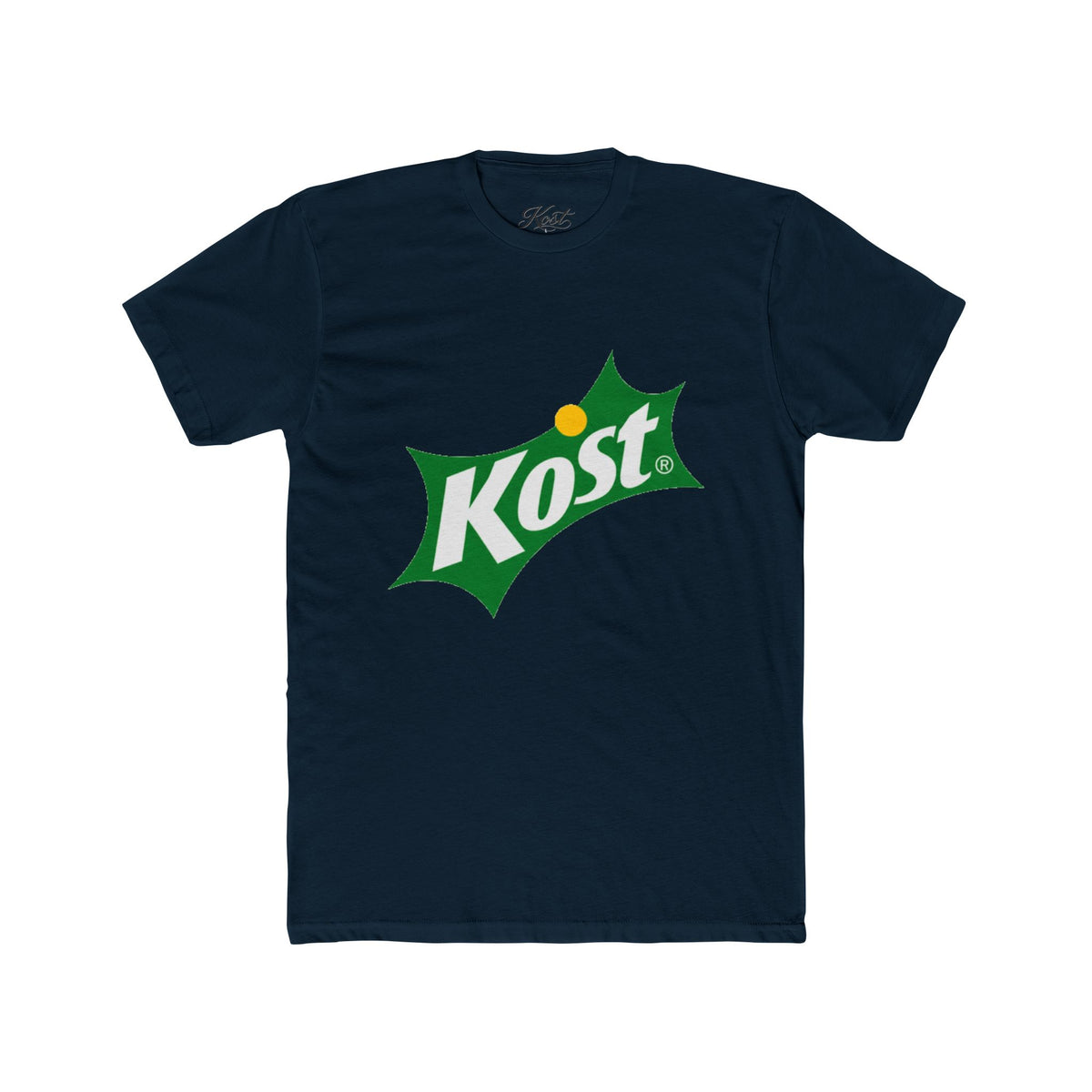 Kost Logo T-Shirt — Retro Green & Yellow Soda-Inspired Tee