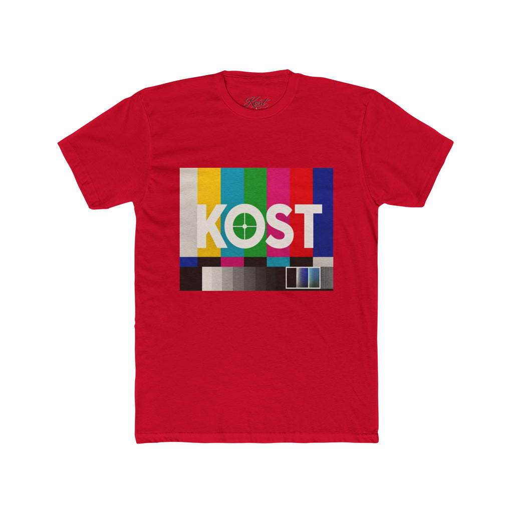 KOST Vintage TV Test Pattern Tee — Retro Broadcast Graphic T-Shirt