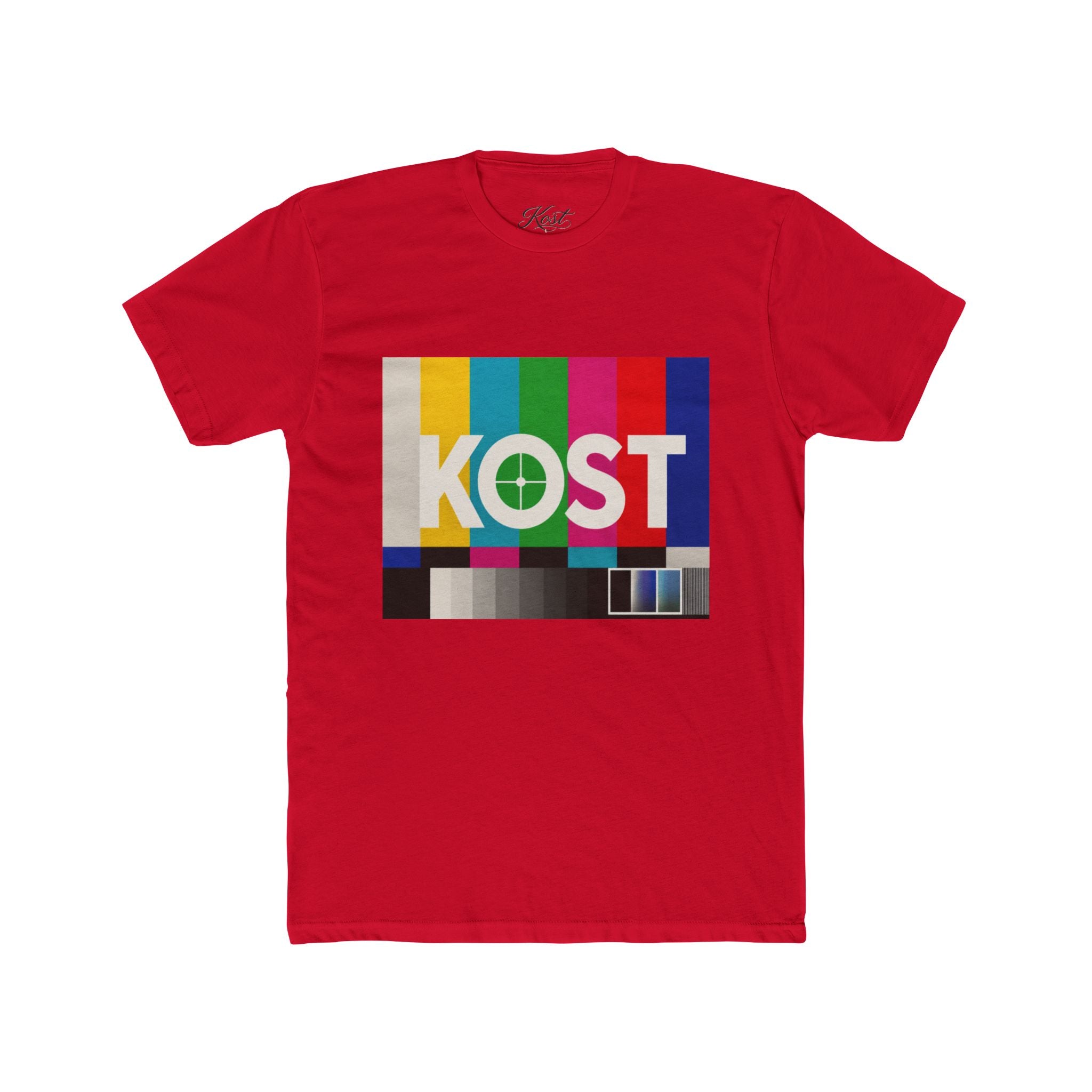 KOST Vintage TV Test Pattern Tee — Retro Broadcast Graphic T-Shirt