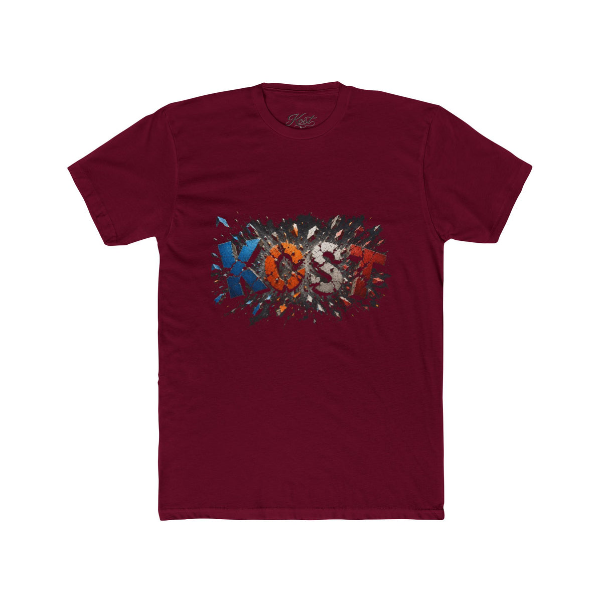 Abstract Color Splash Graphic T-Shirt