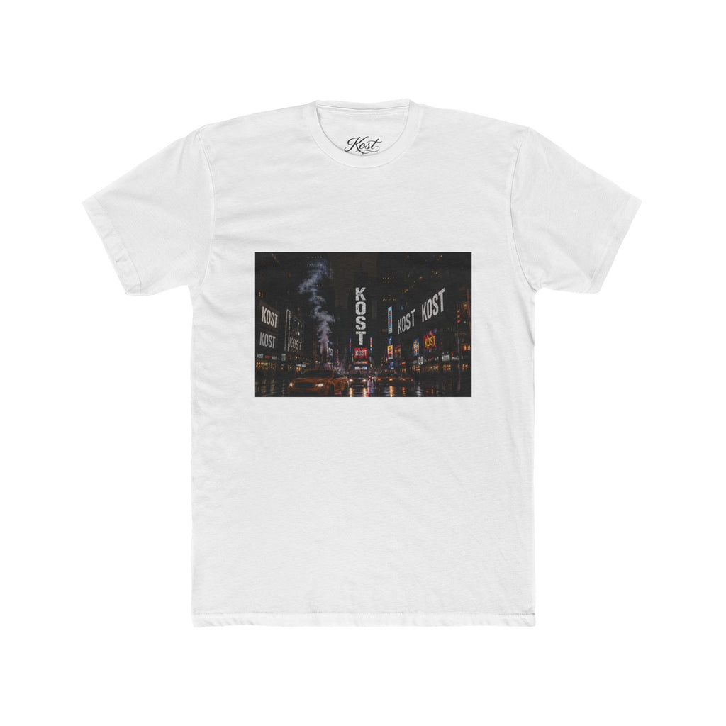 City Nightscape Tee — 'Lost' Neon Street Photography Shirt