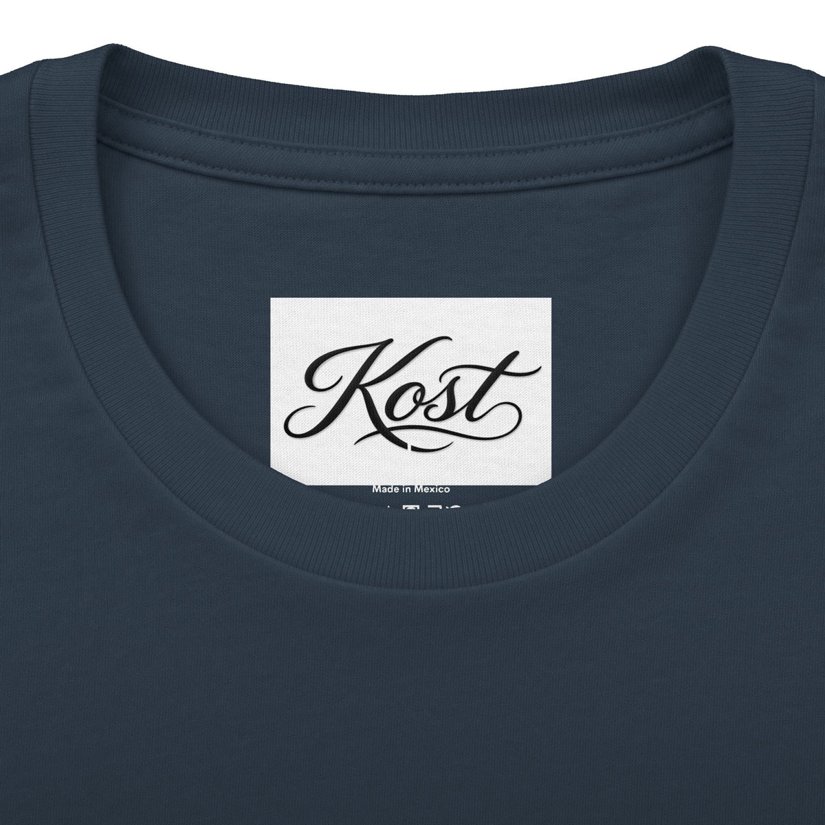 Vintage Radio Collage Tee — "KOST" Retro Music Graphic Shirt