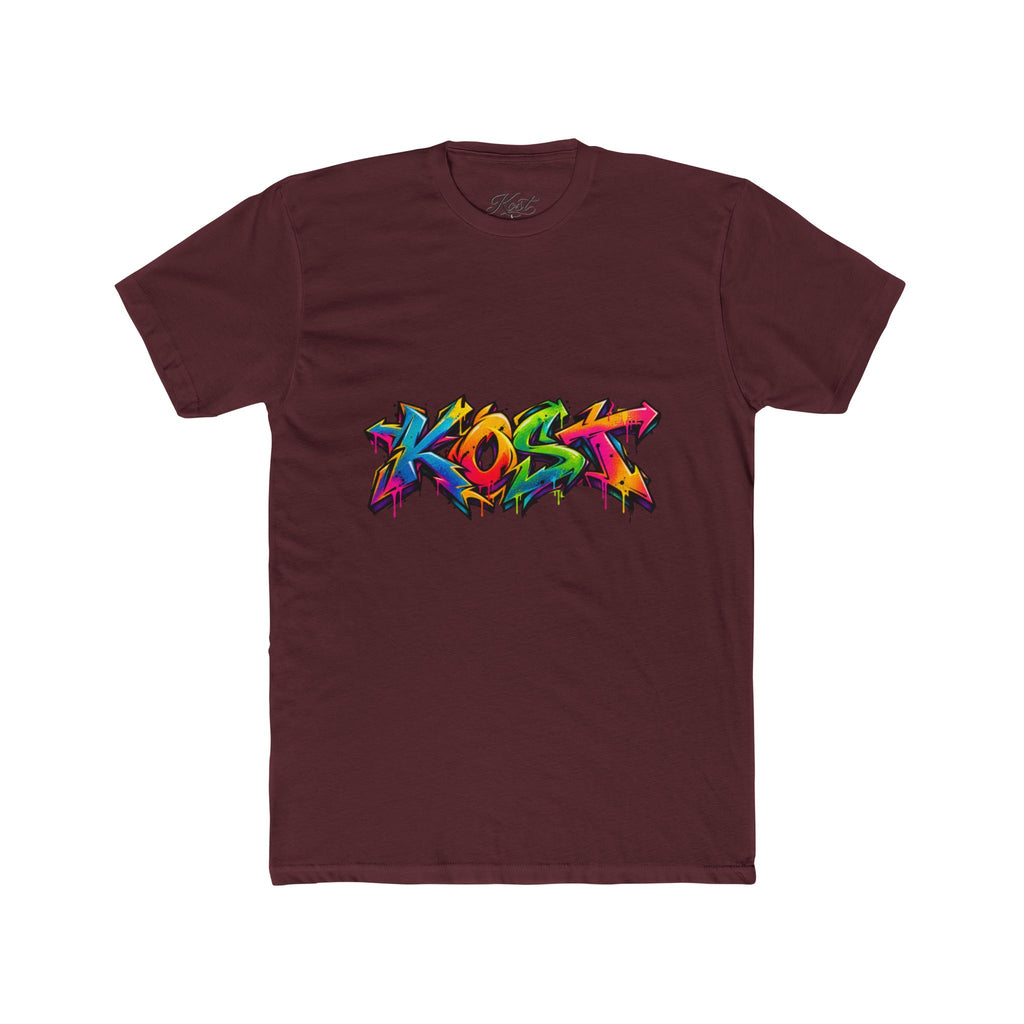 Graffiti 'Kost' Logo Tee — Colorful Streetwear Graphic T-Shirt