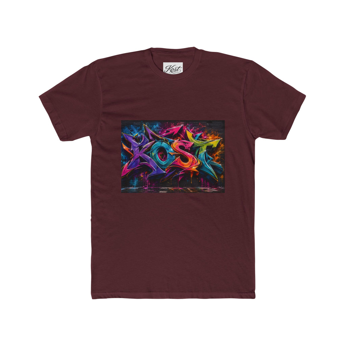 Abstract Neon Graffiti Tee