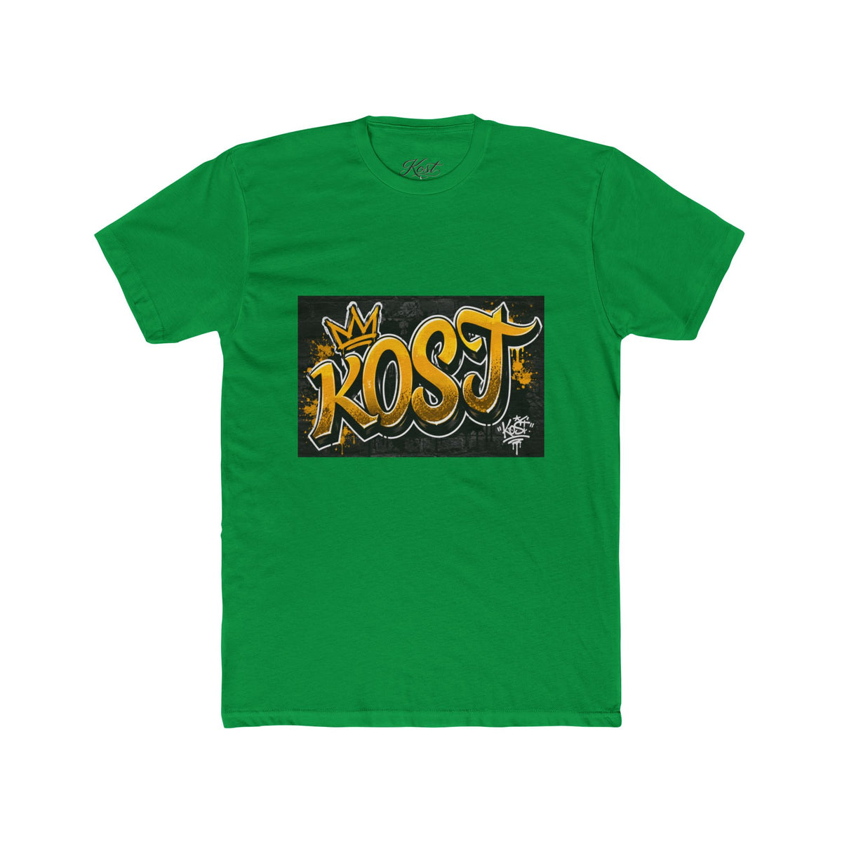KOST Graffiti Logo Tee — Streetwear Urban Crown Graphic T-Shirt