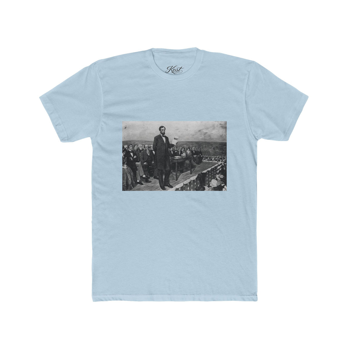 Abraham Lincoln Gettysburg Address Tee — Vintage Historical Photo T-Shirt