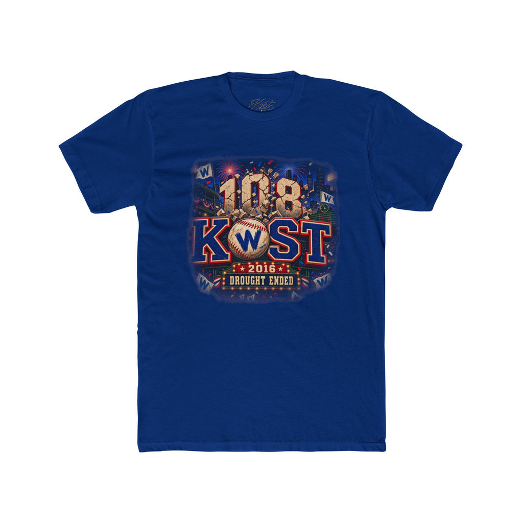 108 KWST Vintage Radio Tee — "Drought Ends" Retro Station Shirt