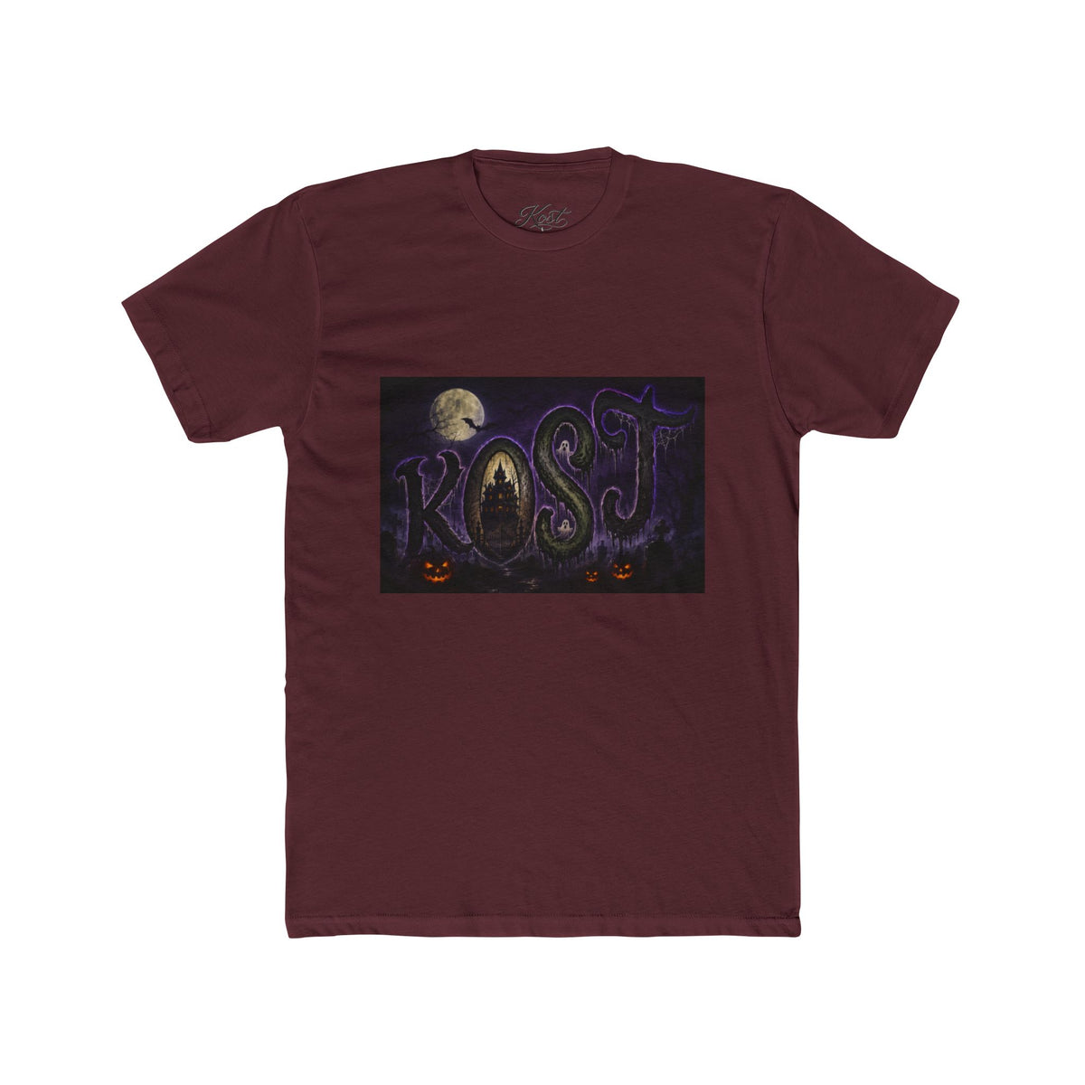 Ghostly 'Frost' Halloween T-Shirt — Spooky Moonlit Typography Tee