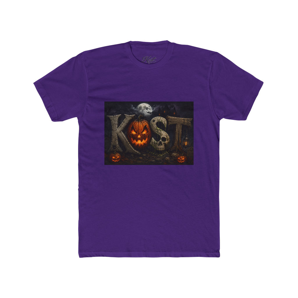 Halloween Pumpkin Skull Tee — KST Jack-O'-Lantern Graphic T-Shirt
