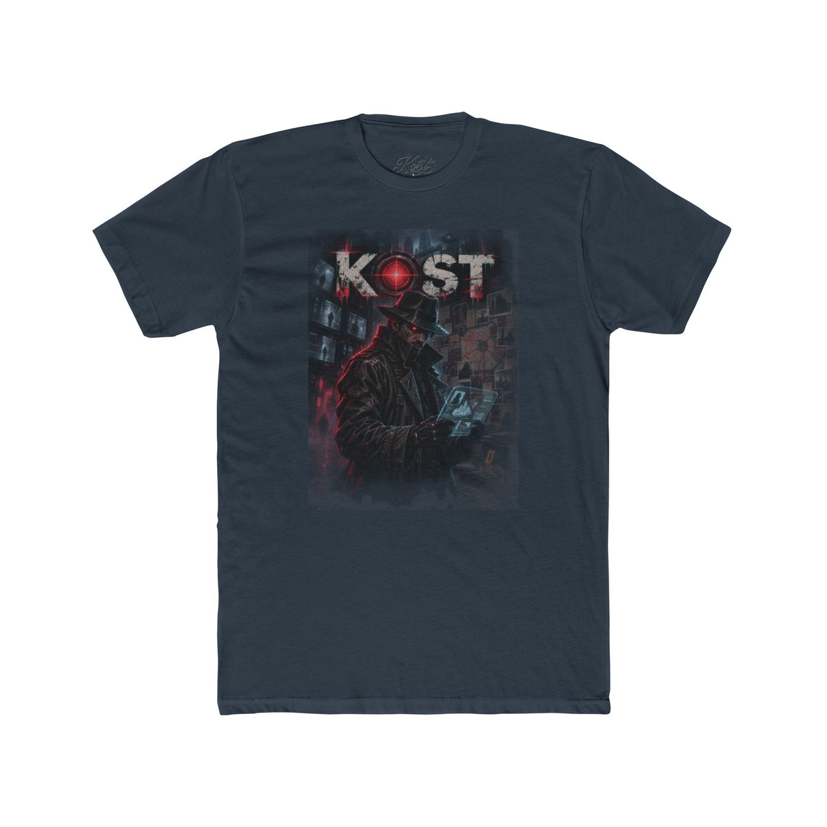Kost Gothic Figure Tee — Dark Vaporwave Art T-Shirt