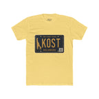 Delaware License Plate Tee — KOST Vintage State Plate T‑Shirt