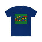Kids Block Name Tee — Colorful Building Brick 'KOST' Graphic Shirt