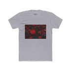 Abstract Red Bokeh Graphic Tee — 'Rogue' Script Design