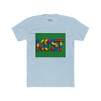 Kids Block Name Tee — Colorful Building Brick 'KOST' Graphic Shirt