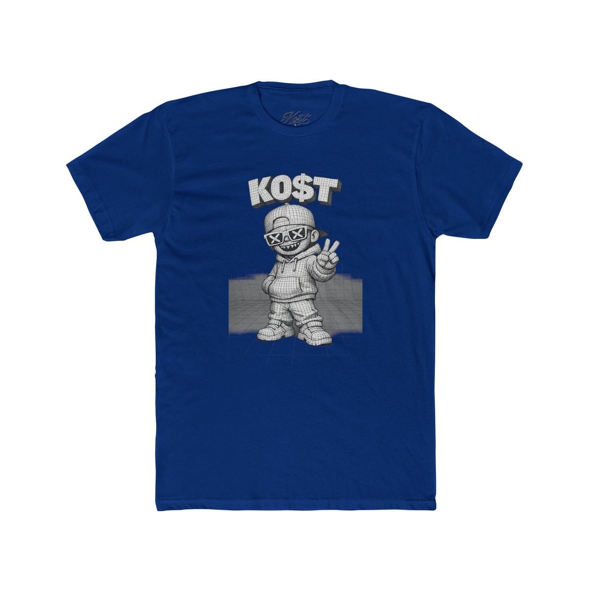 KOST Street Character Tee — Retro Hip-Hop Skull Graphic T-Shirt