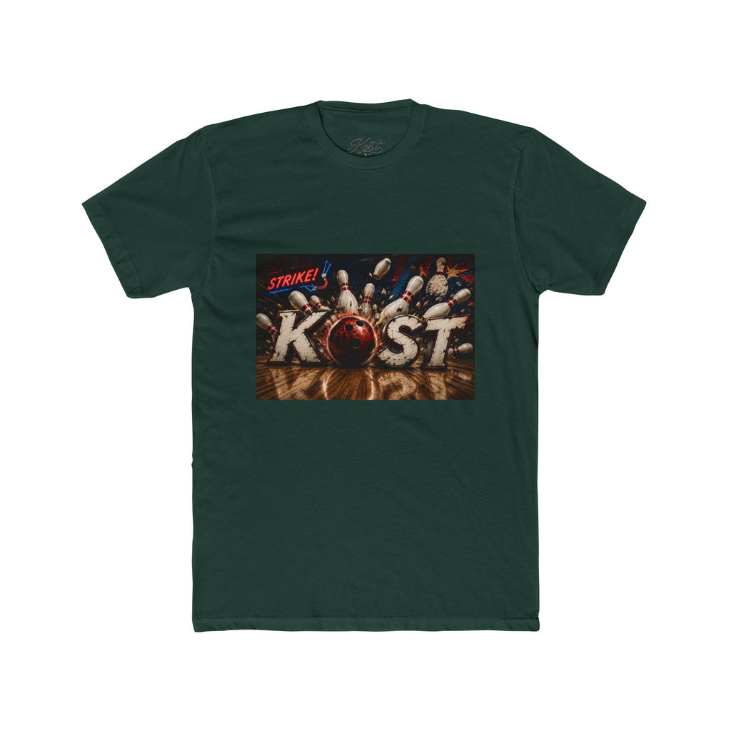 Bowling Strike Graphic Tee — "KOST" Pinfall Design