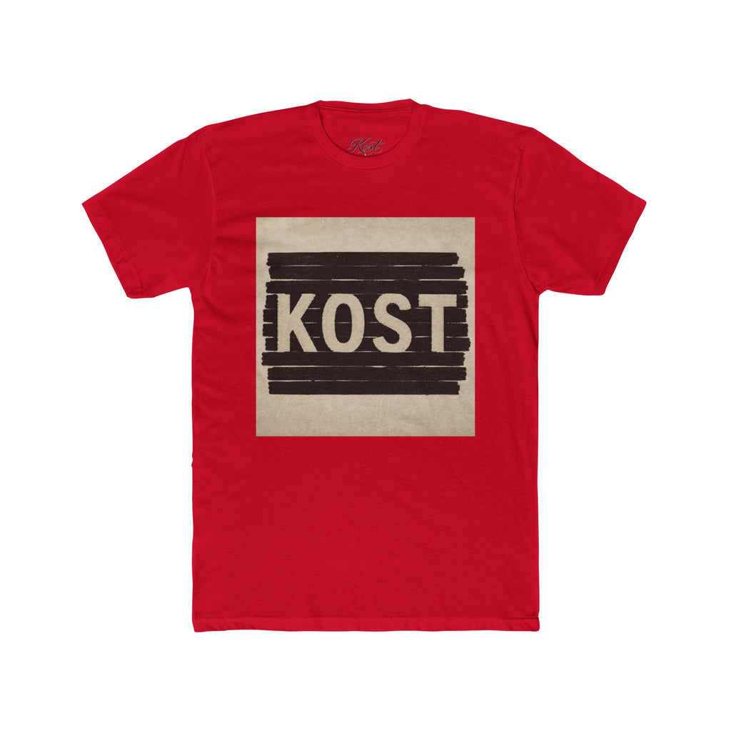 KOST Graphic Tee – Vintage Block Logo Cotton T‑Shirt
