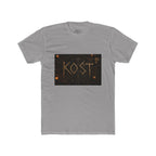 KÖST Rustic Firebrand Tee — Vintage Burned Lettering Graphic T-Shirt