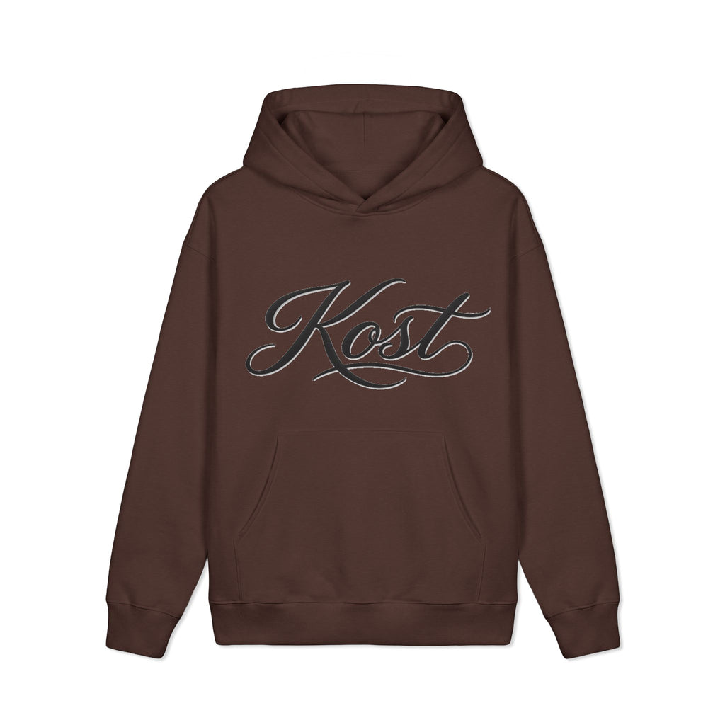Kost Script Hoodie — Vintage Calligraphy Pullover