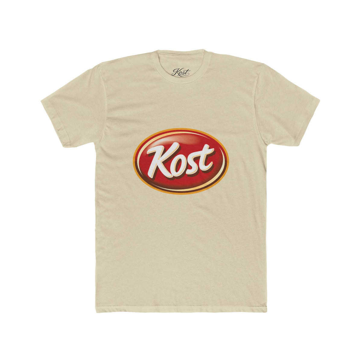 Kost Logo Tee — Retro Red Oval Graphic T‑Shirt