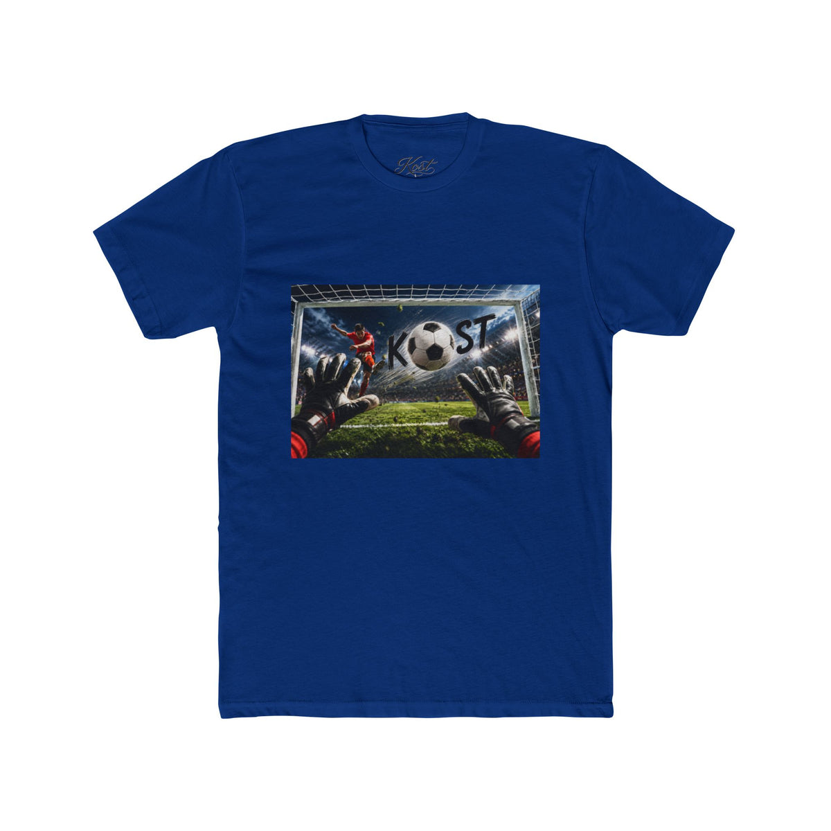 Soccer Goalkeeper Save T-Shirt — Action Soccer Scene Tee