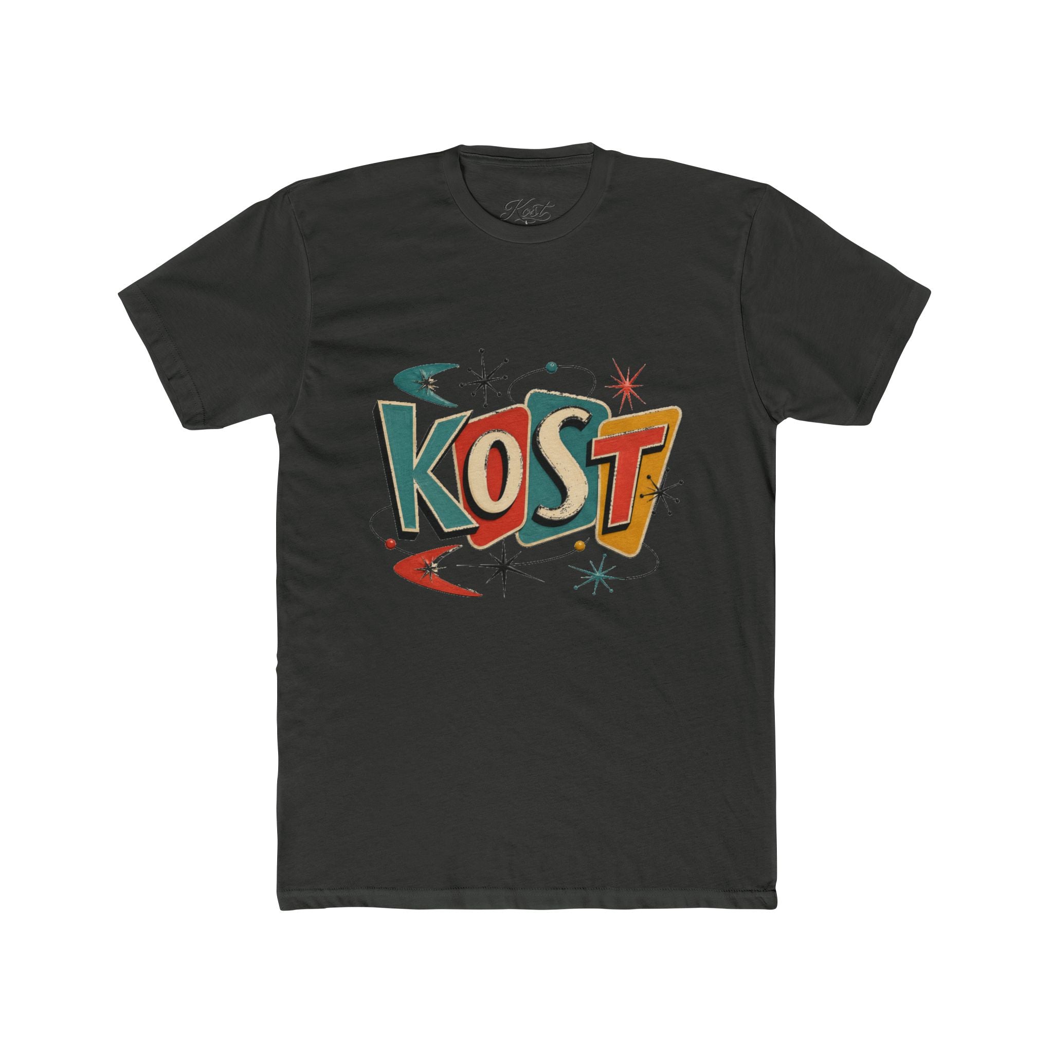 KOST Retro Vintage Logo Tee — 1950s Atomic Mid-Century Graphic T-Shirt