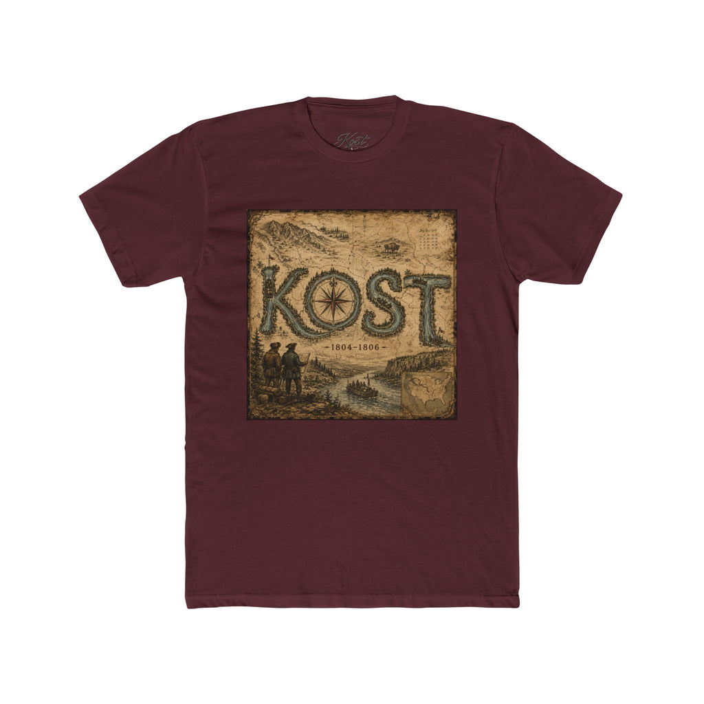 Vintage Compass 'KOST' Crew Tee - Nautical Adventure T-Shirt