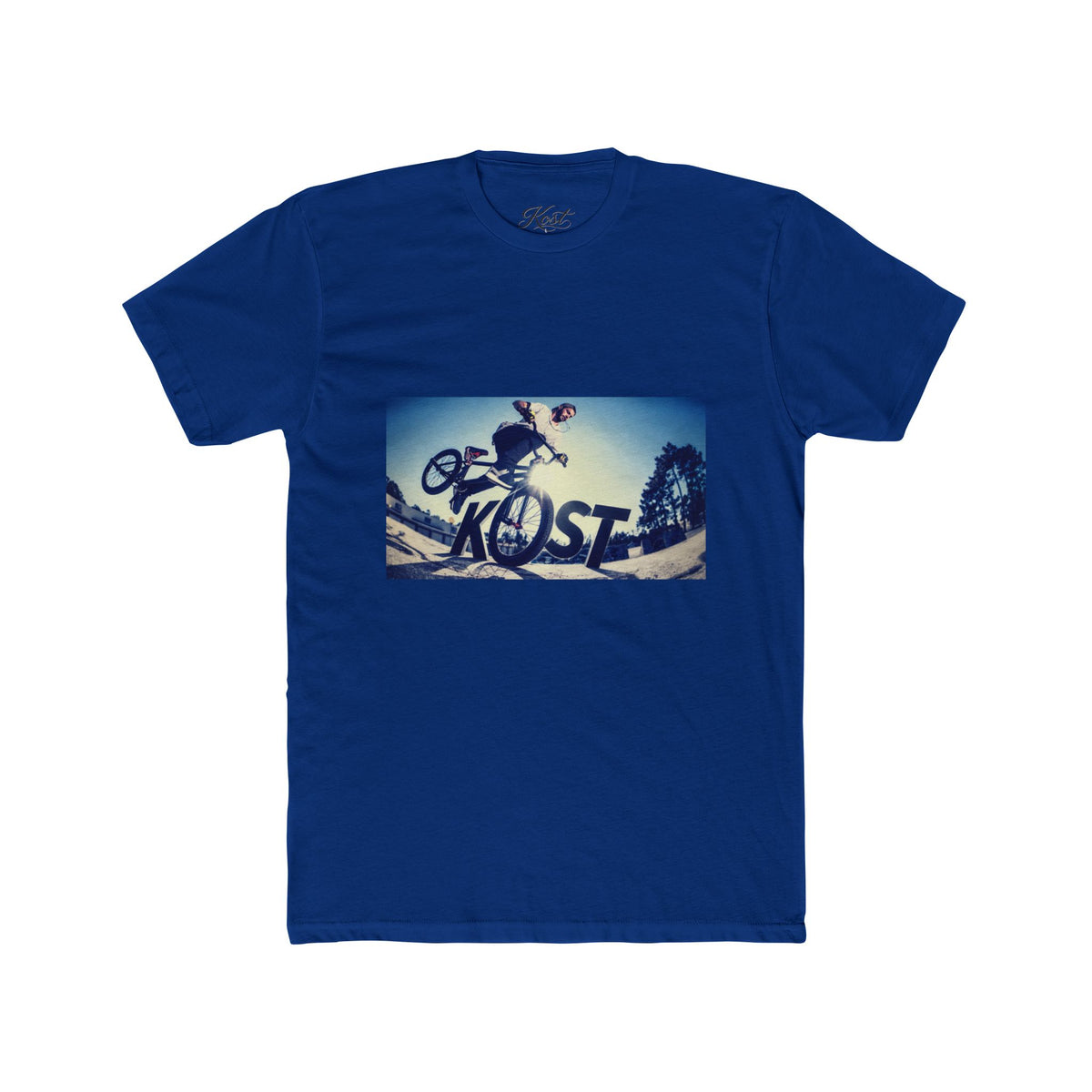 BMX Rider Graphic Tee — 'KIDST' Vintage Skatepark T-Shirt