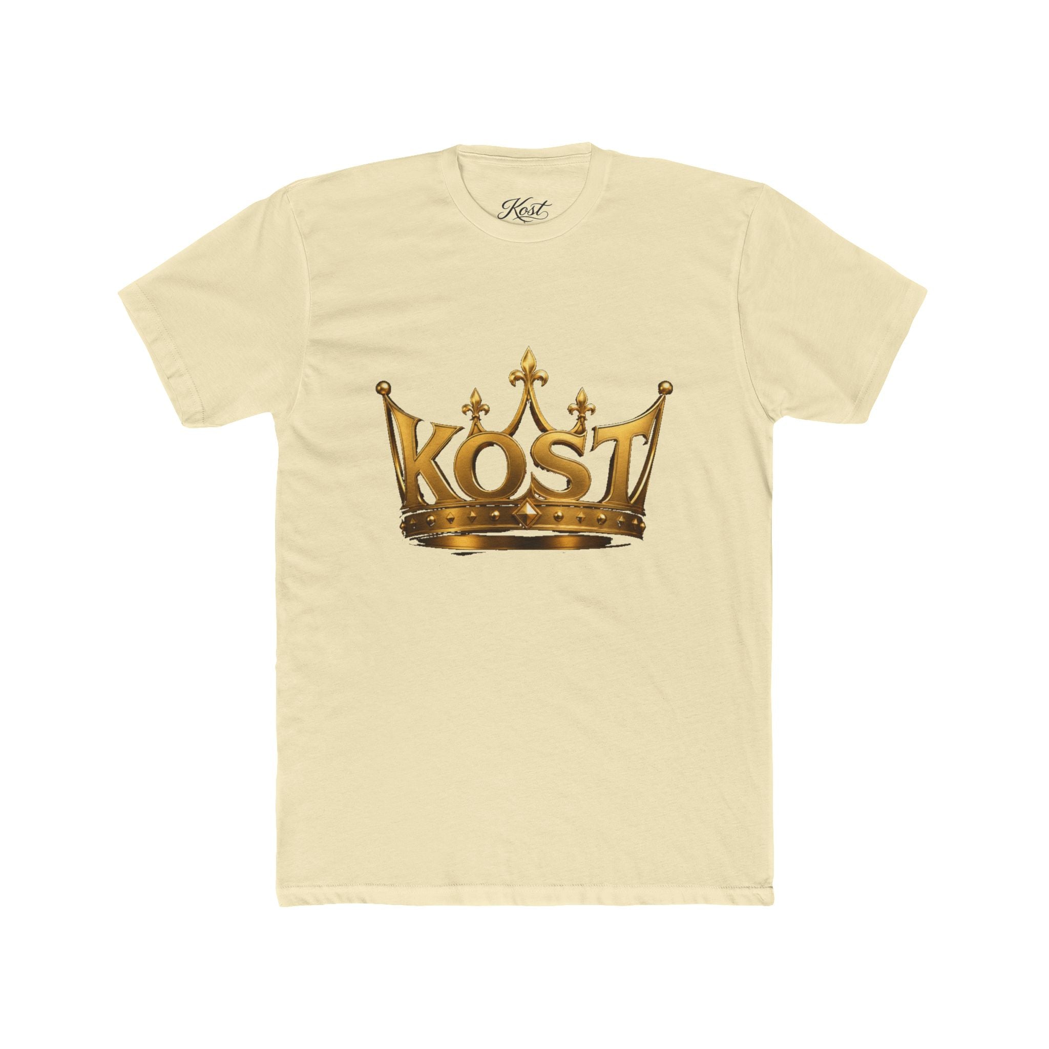 KOST Crown Graphic Tee — Gold Crown Logo T‑Shirt