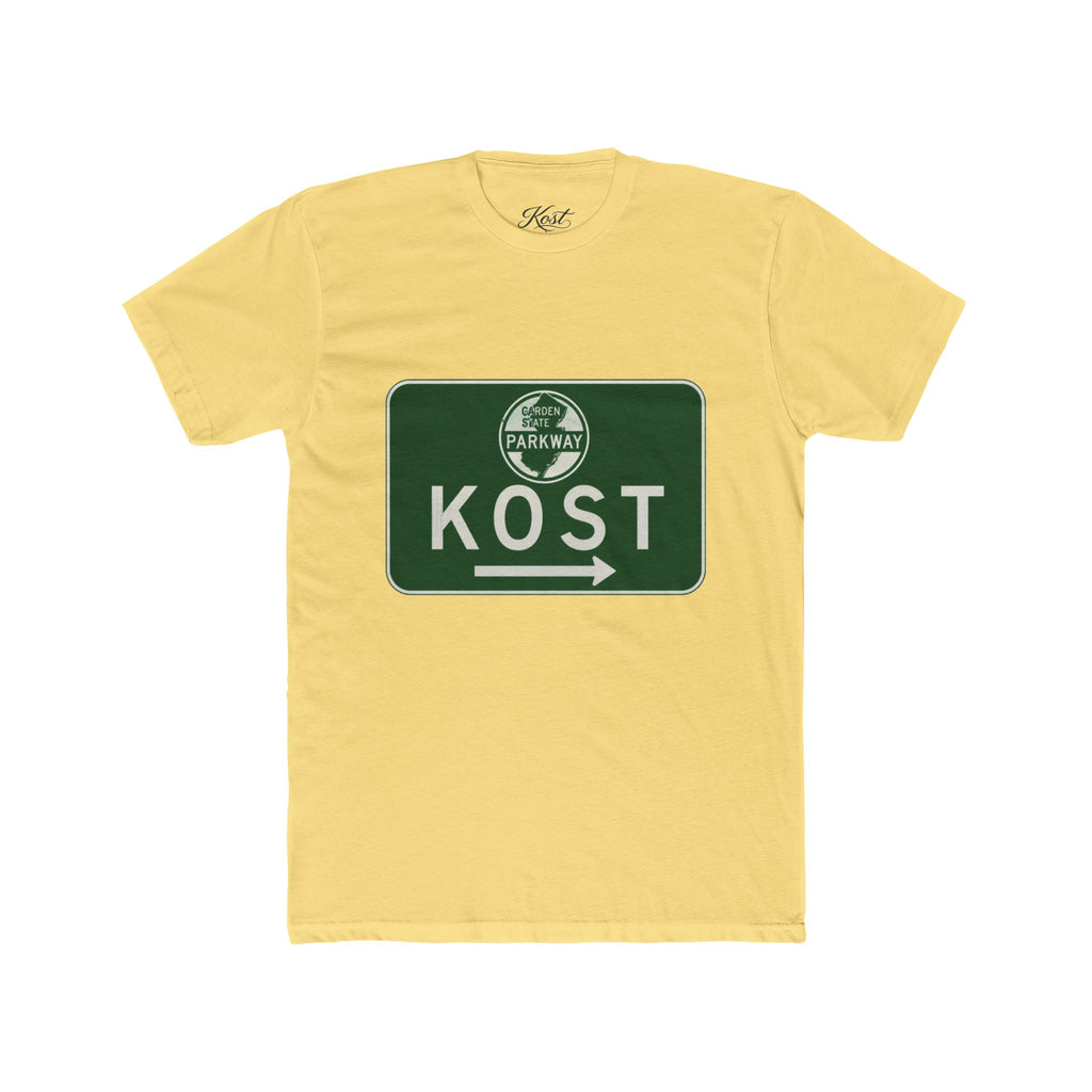 Kost Parkway Road Sign T‑Shirt — Retro Green Route Graphic Tee
