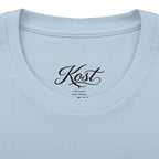 Kost Embroidered Logo Tee — Minimalist Cotton Crew T‑Shirt