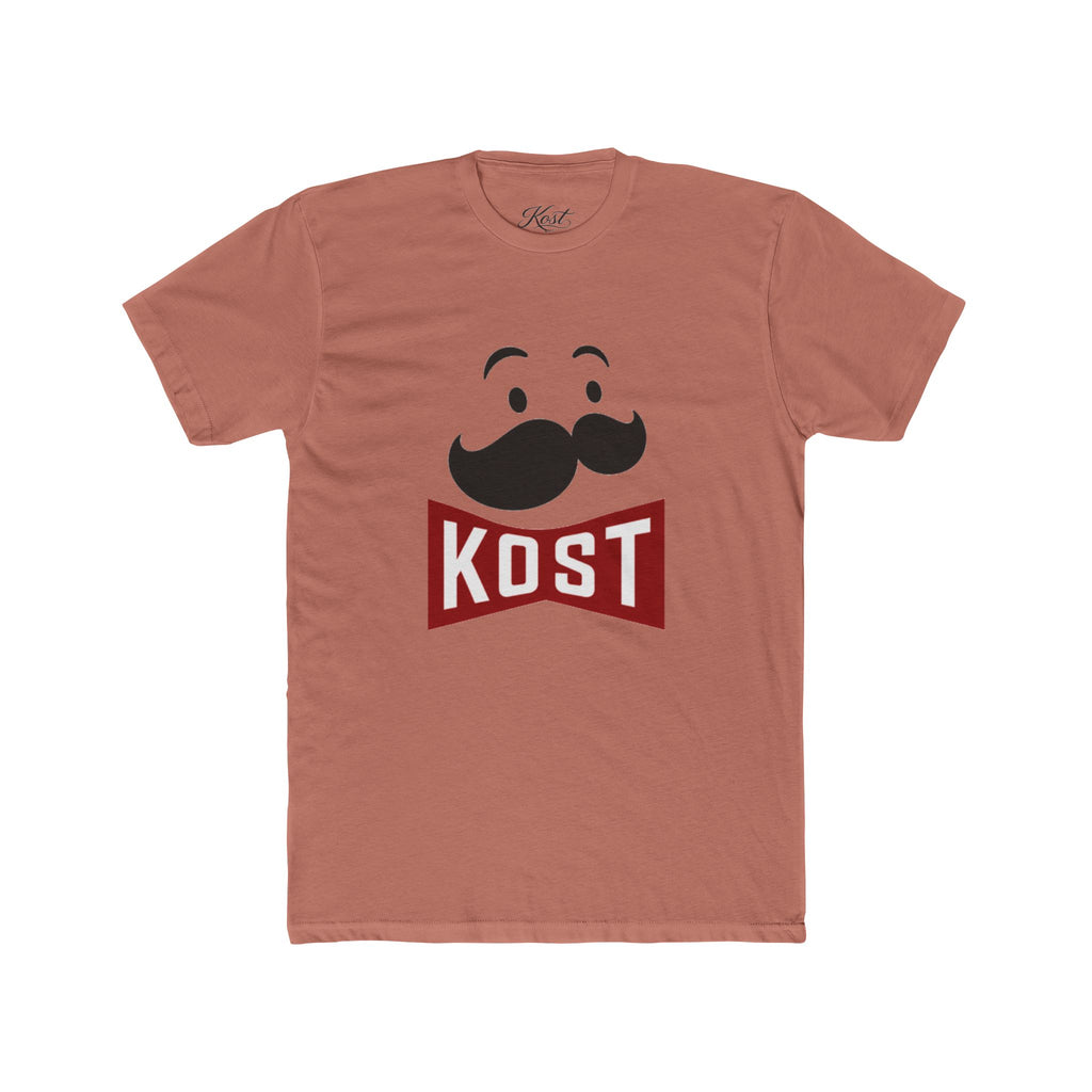 Kost Mustache Logo T‑Shirt — Retro Mascot Tee