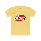 Kost Logo Tee — Retro Red Oval Graphic Cotton T‑Shirt