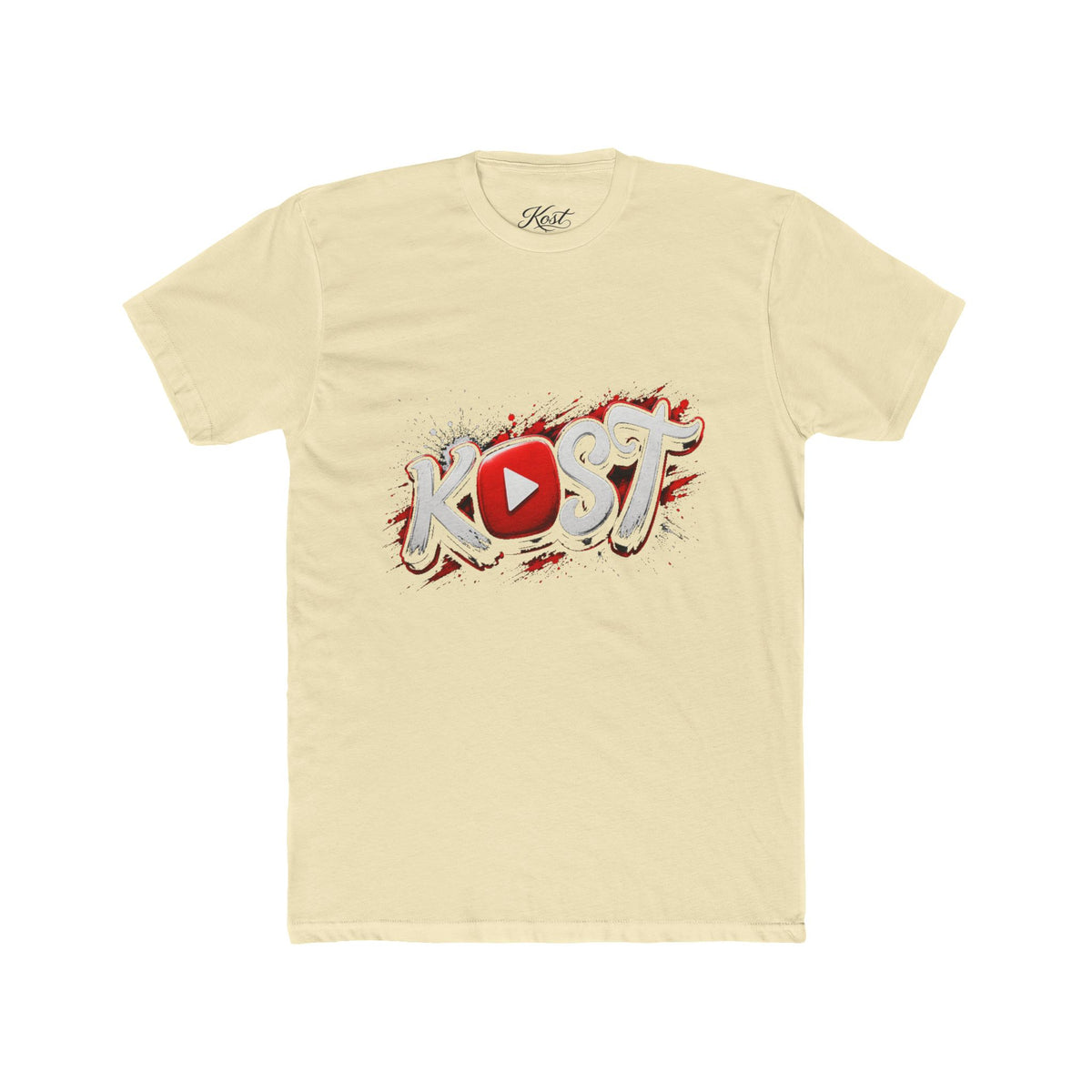 YouTuber 'Kost' Logo Tee — Graphic Streetwear Crewneck