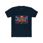 KOST Retro Sunset Tee — 80s Vaporwave Beach Graphic T-Shirt