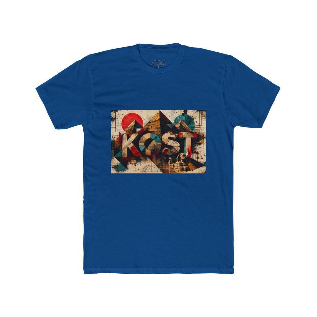 Retro Geometric 'Kast' Graphic Tee – Vintage Urban Streetwear