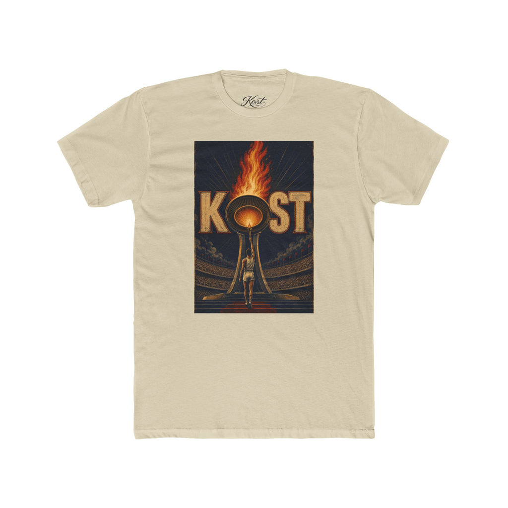 KOST Vintage Torch Tee — Retro Flame Graphic T-Shirt
