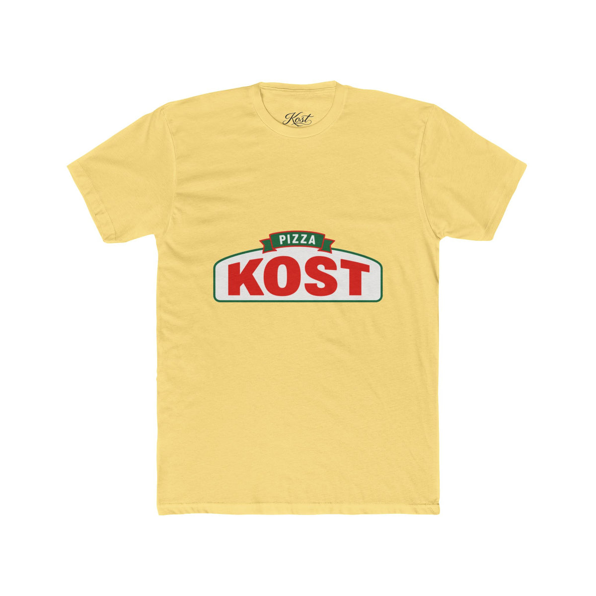 Pizza Kost Logo Tee — Vintage-Inspired Pizza Shop T-Shirt