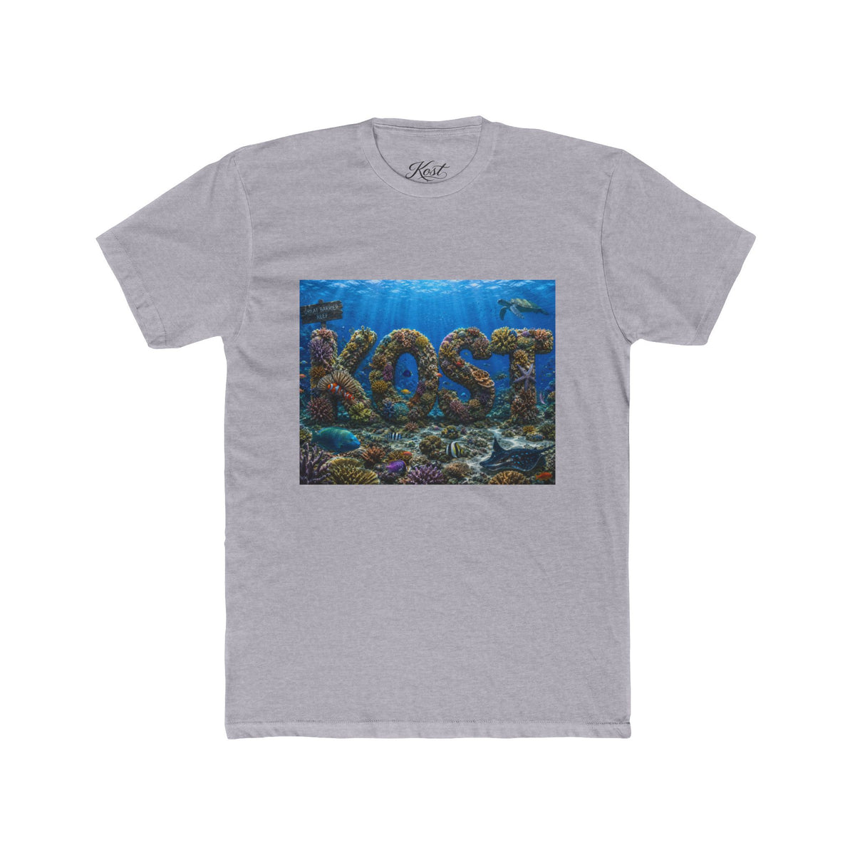 KOST Coral Reef T‑Shirt — Ocean Marine Life Graphic Tee