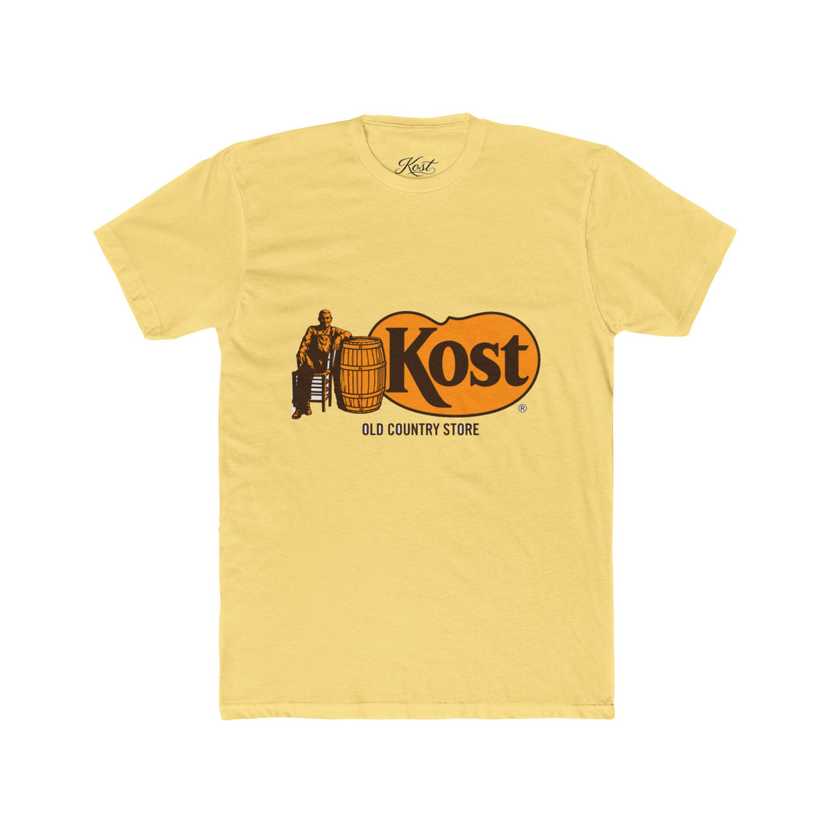 Kost Old Country Store Tee — Vintage Barrel Logo Cotton T-Shirt