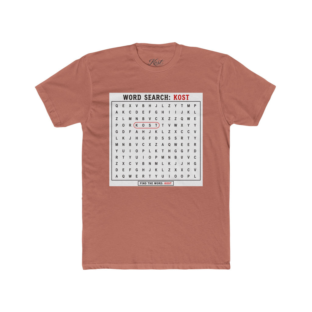 Word Search T‑Shirt — "Kost" Puzzle Graphic Tee