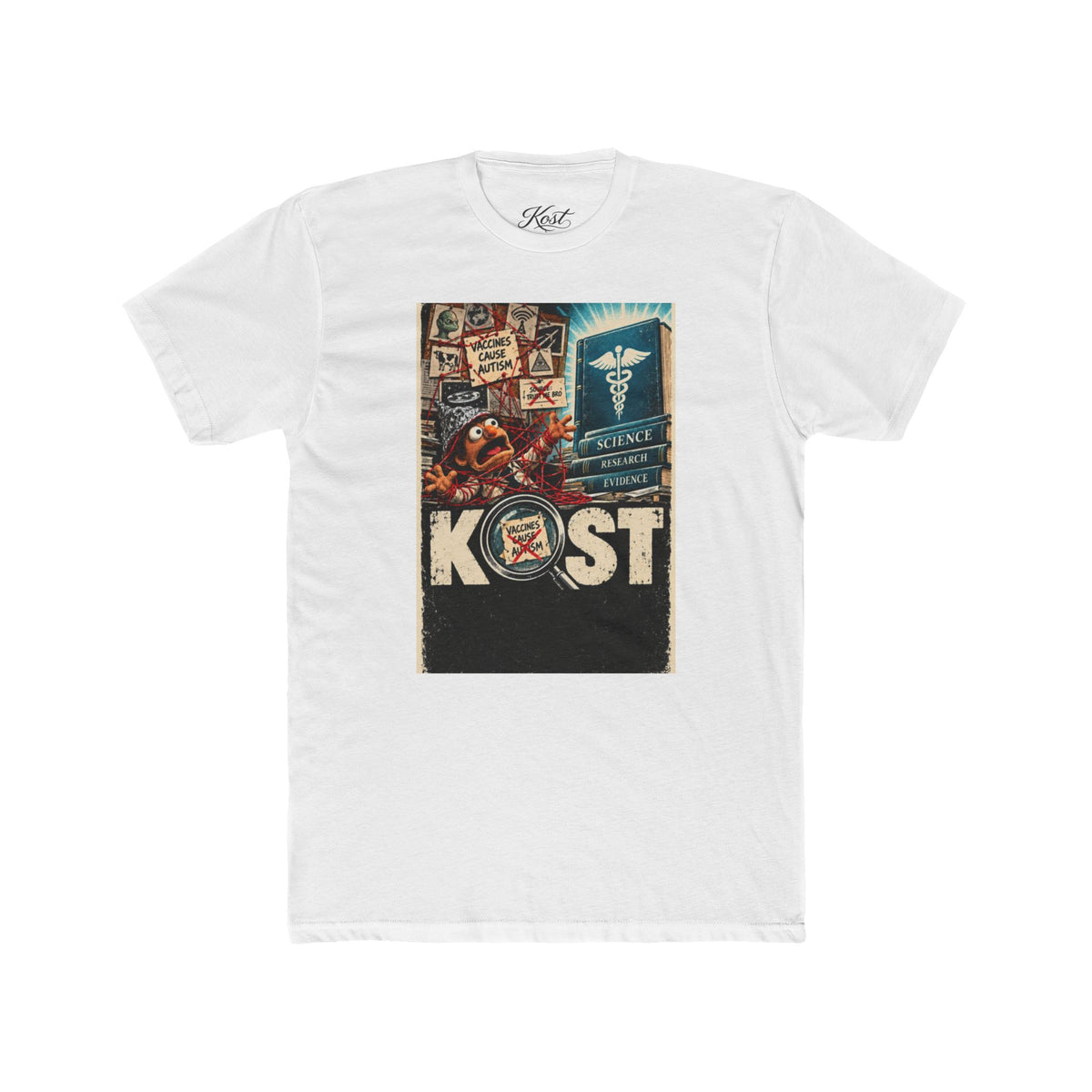 KOST Vintage Street Poster Tee — Retro Collage Graphic T-Shirt