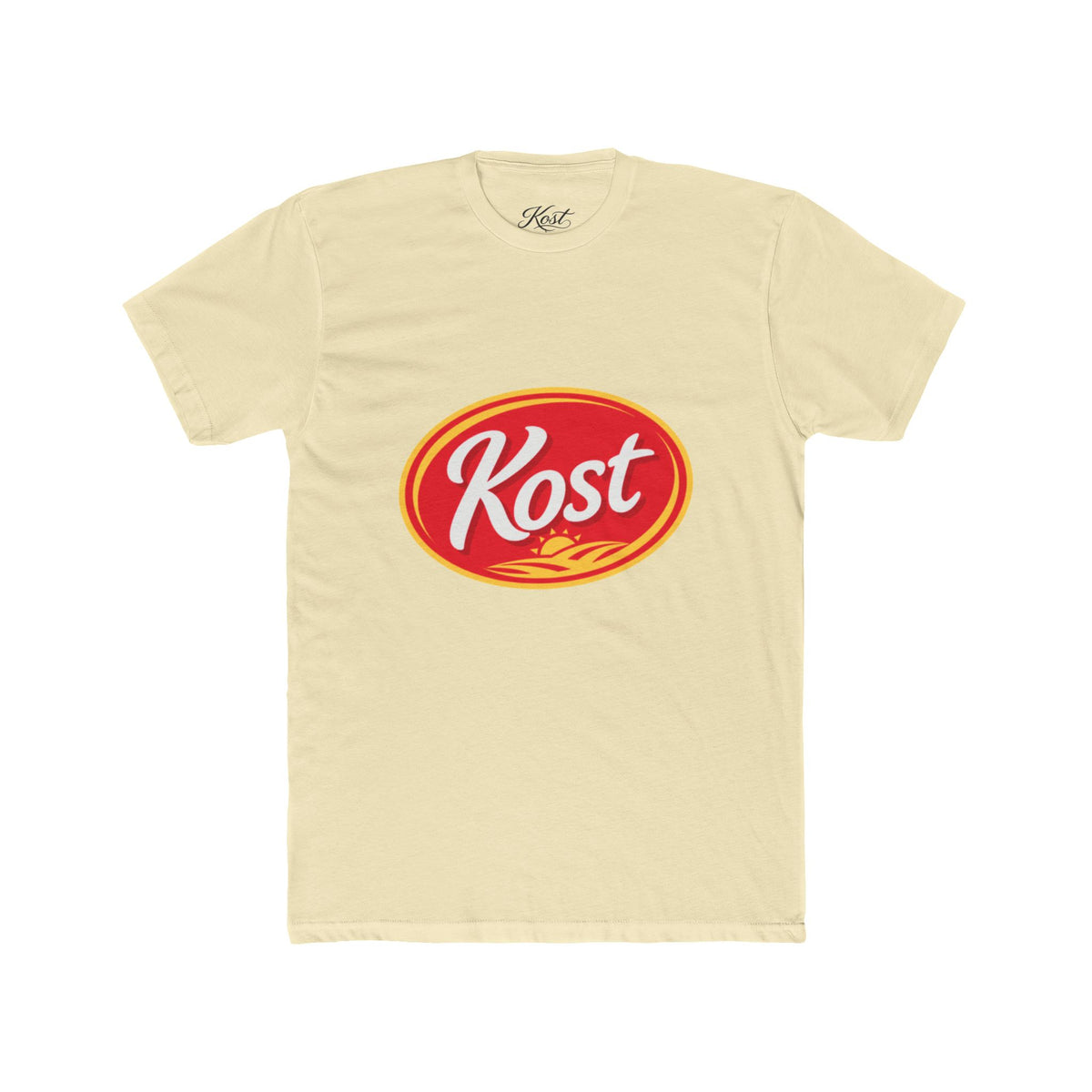 Kost Retro Logo T‑Shirt — Vintage Red Oval Graphic Tee