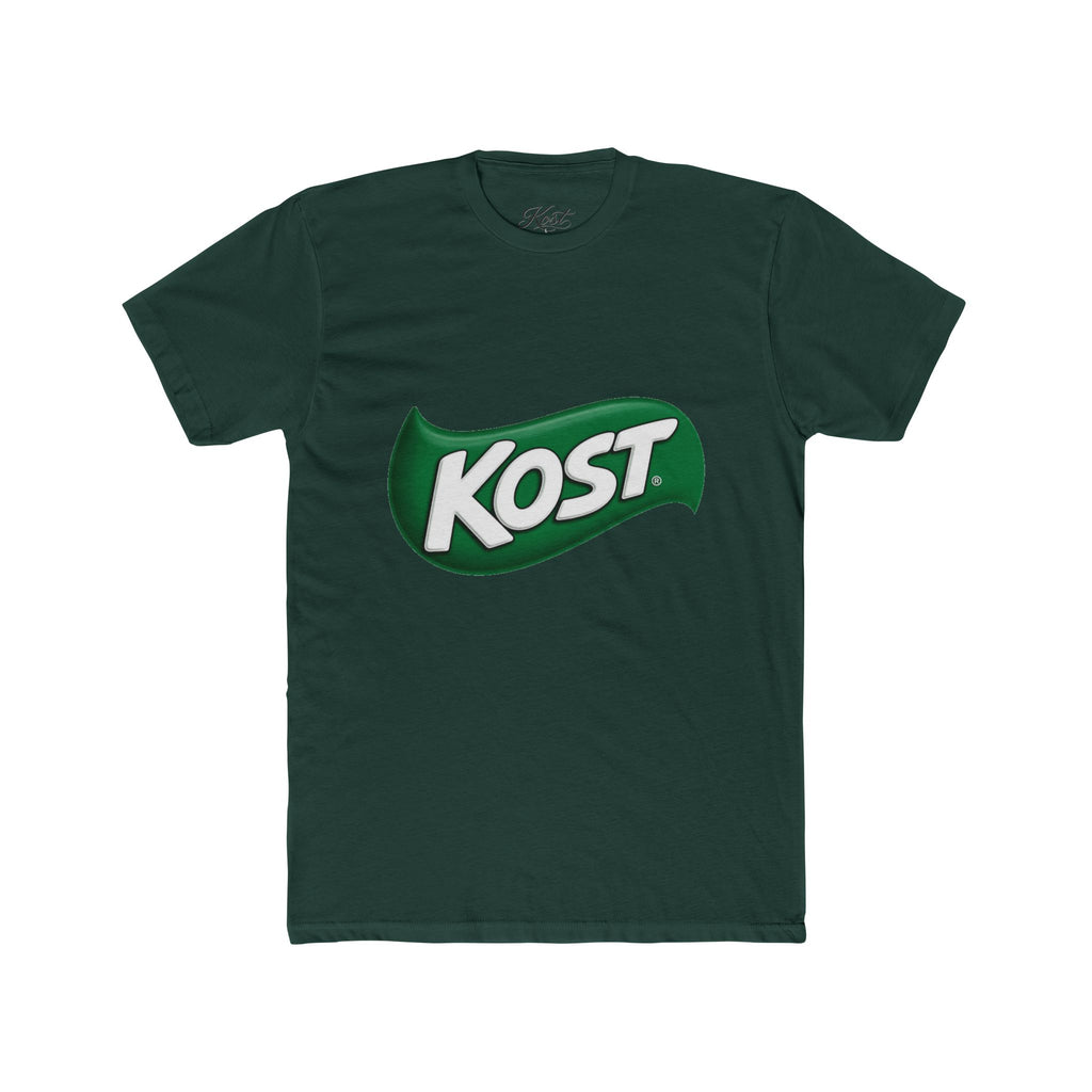 Kost Logo Tee — Retro Green Badge Graphic T-Shirt