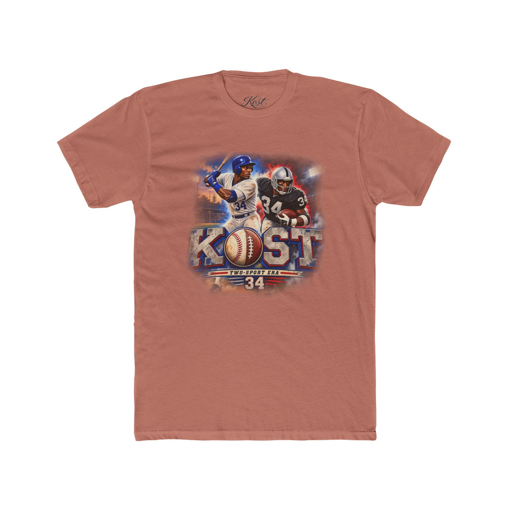 Kost Vintage Baseball & Football Collage Tee