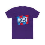 Kost Retro Logo T-Shirt — Red & Blue Graphic Crew Tee