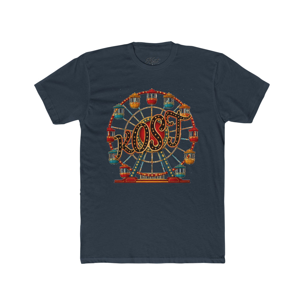 Vintage Ferris Wheel Amusement Park Cotton Tee