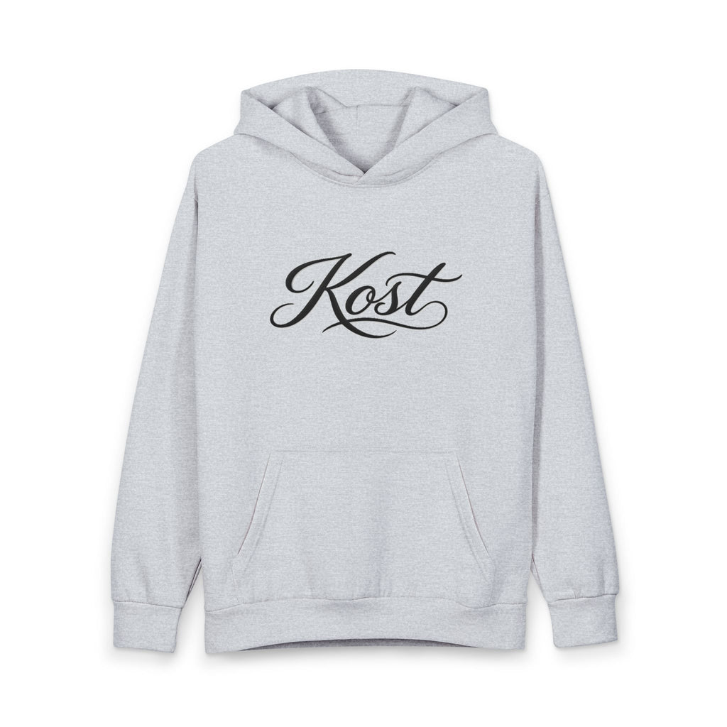 Kost Script Hoodie — Minimalist Script Pullover Hoodie